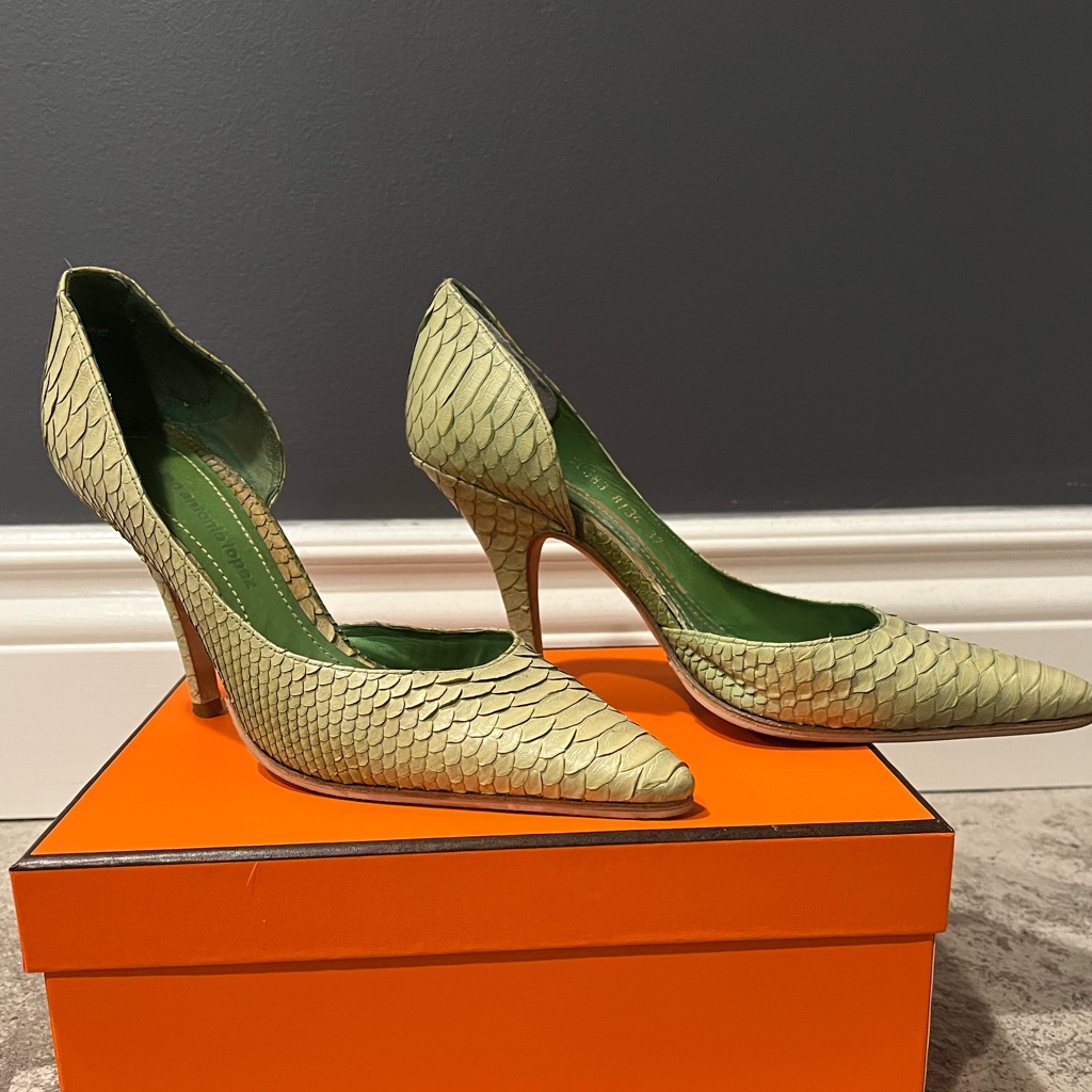 Authentic Python Heels - Excellent Condition